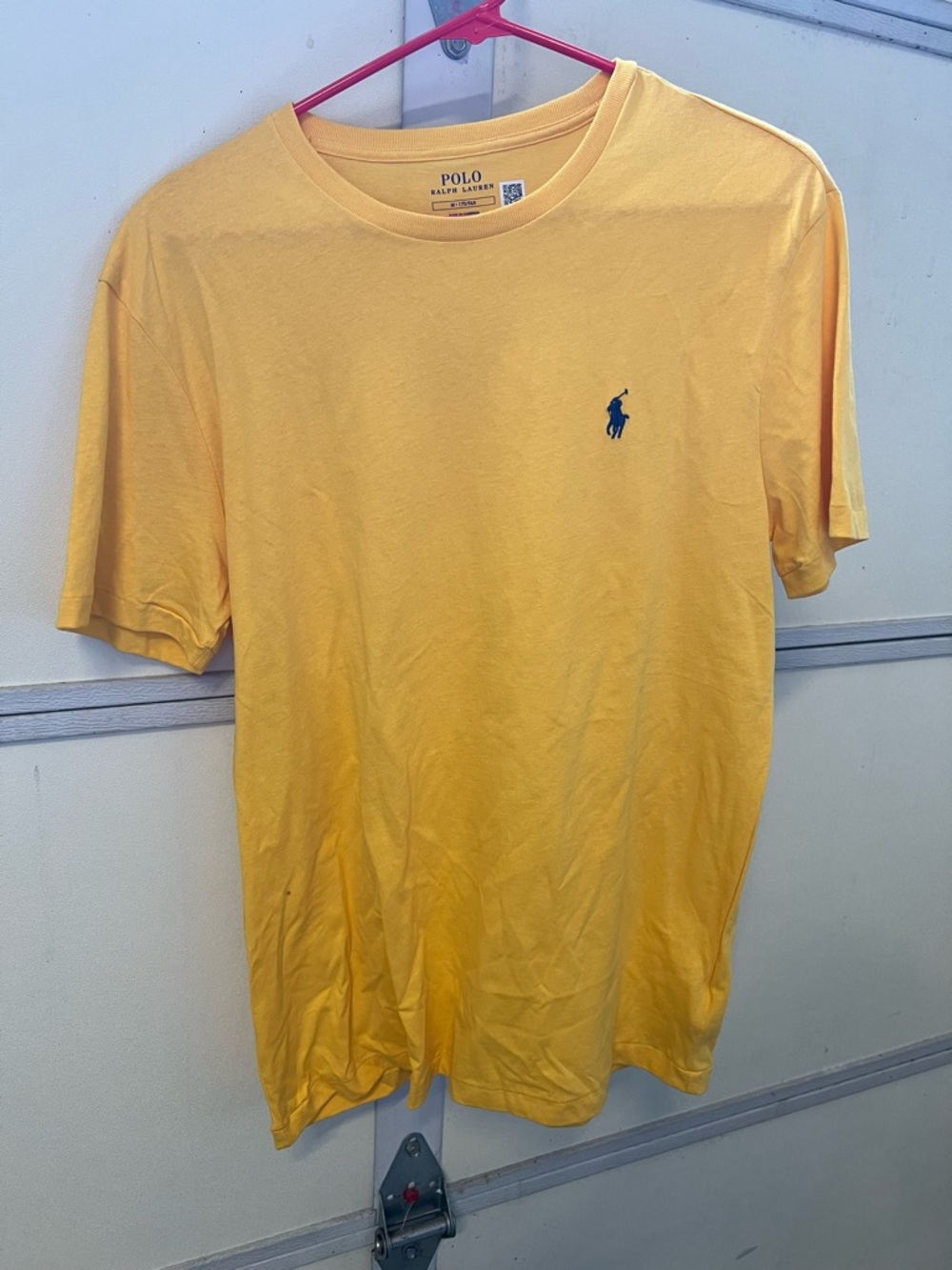 Polo by Ralph Lauren Yellow Short-Sleeve Crew T-Shirt with Navy Pony
